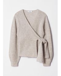 & Other Stories - Gilet Cache-Cœur En Mélange D'Alpaga - Lyst