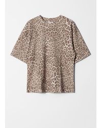 & Other Stories - Strukturiertes T-Shirt - Lyst