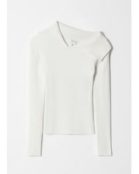 & Other Stories - Rib-Knit Off-Shoulder Top - Lyst