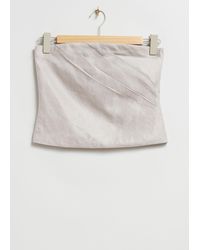 & Other Stories - Pleated Detail Tube Top - Lyst