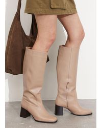 & Other Stories - Leather Knee Boots - Lyst