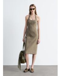 & Other Stories - Halterneck Midi Dress - Lyst