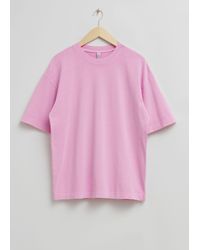 & Other Stories - Oversized Cotton Jersey T-shirt - Lyst