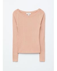 & Other Stories - Boat-Neck Rib-Knit Top - Lyst