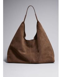 & Other Stories - Large Suede Tote - Lyst