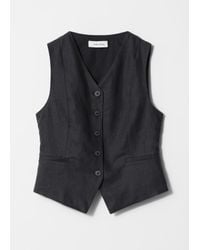 & Other Stories - Tailored Linen Vest - Lyst