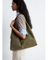 & Other Stories - Grand Sac Cabas En Daim - Lyst