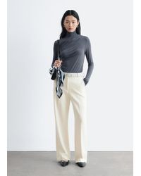 & Other Stories - Straight Press-Crease Trousers - Lyst