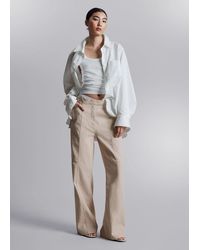 & Other Stories - Straight Utility Trousers - Lyst