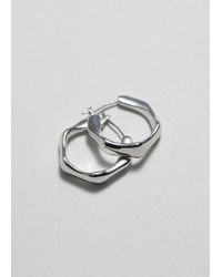 & Other Stories - Wavy Hoop Earrings - Lyst