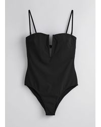 & Other Stories - V-cut Swimsuit - Lyst