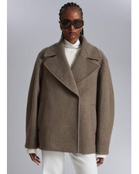 & Other Stories - Double-breasted Wool Jacket - Lyst