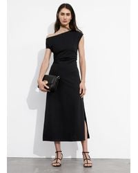 & Other Stories - One-shoulder Midi Dress - Lyst