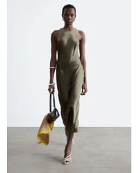 & Other Stories - Sleeveless Satin Midi Dress - Lyst