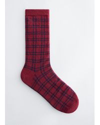 & Other Stories - Checked Socks - Lyst