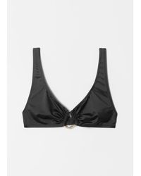 & Other Stories - Buckle-Detail Triangle Bikini Top - Lyst