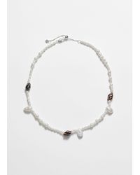 & Other Stories - Seashell-tipped Pearl Necklace - Lyst