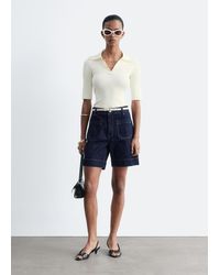 & Other Stories - High-Waist Denim Shorts - Lyst