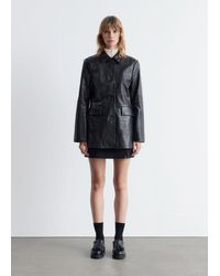 & Other Stories - Leather Jacket - Lyst