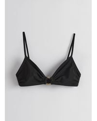 & Other Stories - Ring-detailed Bikini Top - Lyst