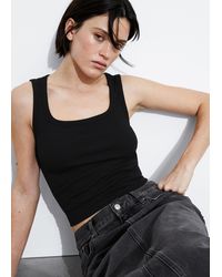 & Other Stories - Ribbed Tank Top - Lyst