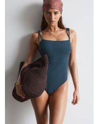 & Other Stories - Tie-Strap Swimsuit - Lyst