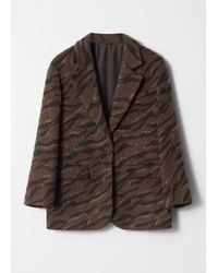 & Other Stories - Single-Breasted Wool Blazer - Lyst