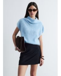 & Other Stories - Cashmere Rib Mock Neck Top - Lyst
