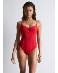 & Other Stories - Triangle-Cut Swimsuit - Lyst