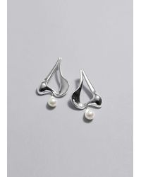 & Other Stories - Freshwater Pearl Earrings - Lyst