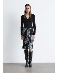 & Other Stories - Knee-Length Crêpe Skirt - Lyst