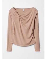 & Other Stories - Draped Knotted Top - Lyst