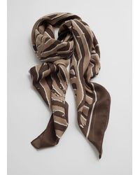 & Other Stories - Light Square Scarf - Lyst