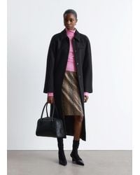 & Other Stories - Belted Wool Coat - Lyst