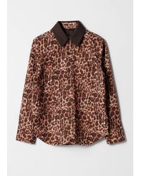& Other Stories - Contrast Collar Jacquard Jacket - Lyst
