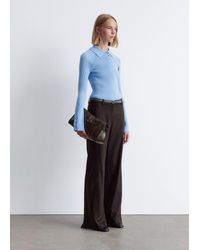 & Other Stories - Flared Wool Trousers - Lyst