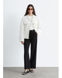 & Other Stories - Straight Press-Crease Trousers - Lyst