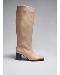 & Other Stories - Leather Knee Boots - Lyst