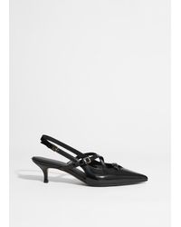 & Other Stories - Embellished Slingback Pumps - Lyst