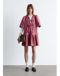 & Other Stories - Peplum Mini Dress - Lyst