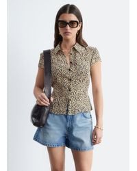 & Other Stories - Floral Tie-Back Shirt - Lyst