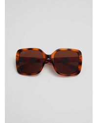 & Other Stories - Square Frame Sunglasses - Lyst
