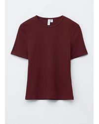 & Other Stories - Ribbed T-Shirt - Lyst