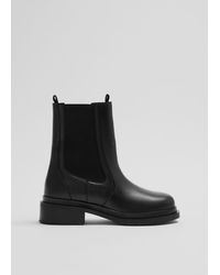 & Other Stories - Chelsea Leather Boots - Lyst