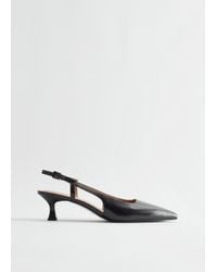 & Other Stories - Slingback Leather Pumps - Lyst