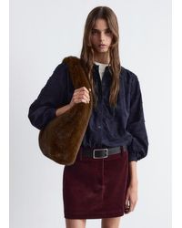 & Other Stories - Voluminous Floral-appliqué Blouse - Lyst