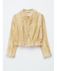 & Other Stories - Long-Sleeve Lace Blouse - Lyst