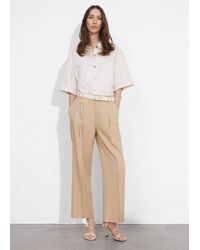 & Other Stories - Tailored High Waist Trousers - Lyst