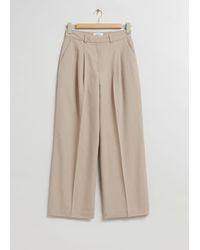 & Other Stories - Tailored High-waist Trousers - Lyst