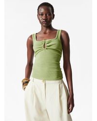 & Other Stories - Buckle-Detailed Tank Top - Lyst